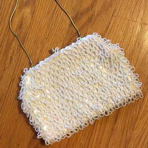 Vintage Simon bag and metal hand strap 5 X 8